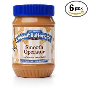 Peanut Butter & Co. Peanut Butter, Smooth Operator, 16 Ounce Jars 