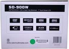 VALOR SD 900W 7” IN DASH DVD MONITOR AM/FM CD RECEIVER 6946299913680 