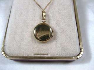 Vintage NOS B. David 12KT GF Locket w/Box  