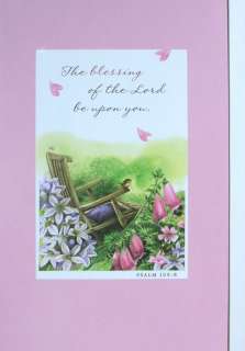 Marjolein Bastin Flower Chair Bird Thinking of You Card  