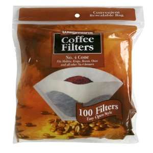  Wgmns Coffee Filters, No. 4 Cone , 100 Ct ( Pak of 2 