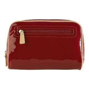 Cole Haan Jitney Travel Cosmetic   Lantern Red Patent