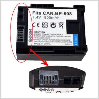 New 7.4V 900mAh Camera Rechargeable Li ion Battery For Canon CAN.BP 