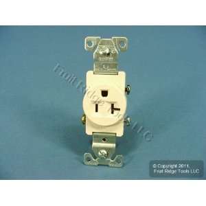  Cooper Lt Almond COMMERCIAL Single Outlet Receptacle 5 20 