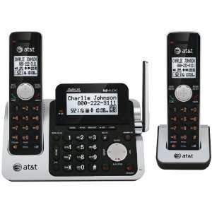 ATT ATTCL83201 DECT 6.0 TWO HANDSET CORDLESS PHONE WITH DUAL CALLER ID 