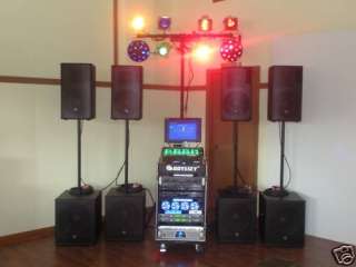 KARAOKE SYSTEM DJ PLAYER PA MACHINE SPEAKERS AMPLIFIER  