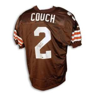  Tim Couch Autographed Football   (Jersey Sports 