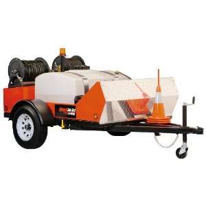 General Pipe Cleaners J 2512 A V NA Typhoon Trailer Jet 24 HP 2500 PSI 
