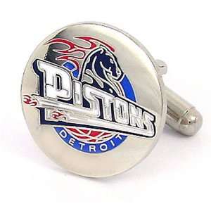   Detroit Pistons NBA Logod Executive Cufflinks w/Jewelry Box Jewelry
