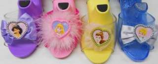 Disney Princess Costume Dress Up SHOES Belle Cinderella Jasmine Aurora 