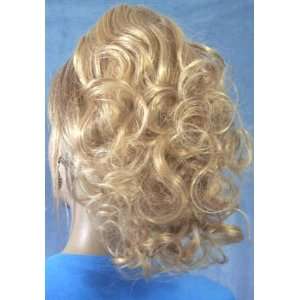 MILA Clip On Hairpiece Wig #24H613 LIGHT GOLDEN BLONDE/VANILLA by MONA 