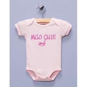  Miso Cute Pink Infant Bodysuit / One piece Baby