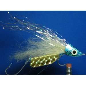NEW FLIES Holographic & Glow in the Dark Tandem Hook Sinking Head Fly 