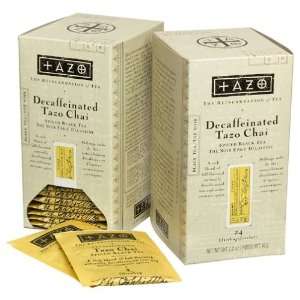 Tazo Tazo Chai Decaffeinated Black Tea Filterbags with Dispenser, Six 