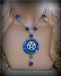 Pentacle Of Gaia Necklace Mother Earth ,Wicca,Pagan  