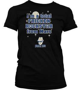 Total Fricken Rock Star Charlie Sheen Juniors T Shirt  