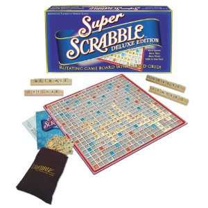 Super Scrabble Deluxe Edition Toys & Games