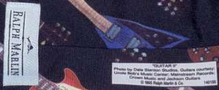ralph MARLIN guitar 2 tie acoustic ELECTRIC steel ROCK  