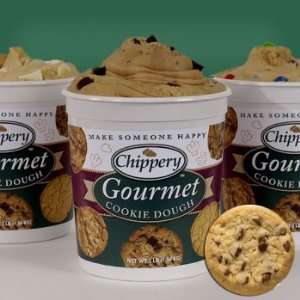 Chippery Gourmet Sugar free Chocolate Chip Cookie Dough   Two 2 lb 
