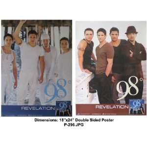 98 DEGREES Revelation 2 Sided 18x24 Poster