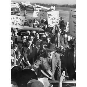  Gov. Adlai E. Stevenson II Shaking Hands with People 