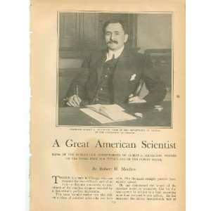  1919 Professor Albert A Michelson University of Chicago 