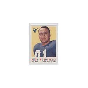  1959 Topps #147   Andy Robustelli Sports Collectibles