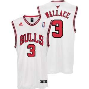 Ben Wallace Youth Jersey adidas White Replica #3 Chicago Bulls Jersey