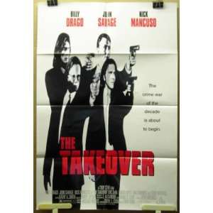   Movie Poster The Takeover Billy Drago John Savage F73 