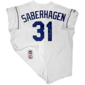 Bret Saberhagen Autographed Jersey  Details Kansas City Royals 
