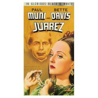  Juarez [VHS] Paul Muni, Bette Davis, Brian Aherne, Claude 
