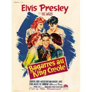  King Creole (1958) 27 x 40 Movie Poster Foreign Style B 