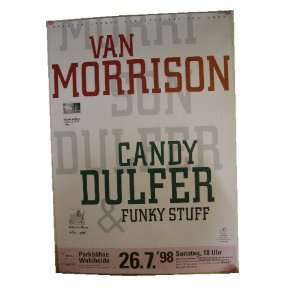  Van Morrison Candy Dulfer Concert Tour Poster 1998 