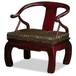  Rosewood Chow Leg Monk Chair