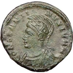 CONSTANTINE II Jr. as Caesar 323AD Ancient Roman Coin Altar LONDON 