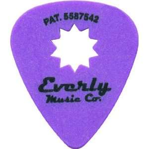  Everly Star Grip Guitar Picks, Purple, 1.14MM, 12 Pack 