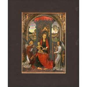  Madonna and Child by Hans Memling (Matted/Ready for 