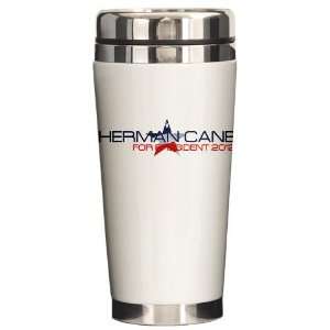 Herman Cain 2012 Conservative Ceramic Travel Mug by 