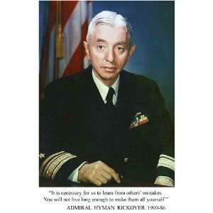 Admiral Hyman Rickover It Is Necessary for Us to Learn From Others 