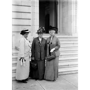 Jane Addams with Julia Lathrop, L, and Mary E. McDowell   c. 1913   16 