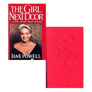 Jane Powell Autographed / Signed The Girl Next Door and How She Grew 
