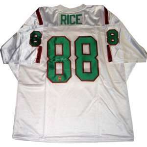 Jerry Rice Autographed Jersey   Mississippi Valley State