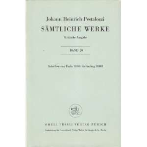   20. Band Schriften von 1806 1808. Johann, Heinrich Pestalozzi Books