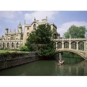 St. Johns College and Bridge of Sighs, Cambridge, Cambridgeshire 