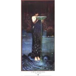  John William Waterhouse Circe Invidiosa, c.1892 9.5x22 