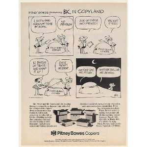   Bowes Copiers Johnny Hart Comic Print Ad (54189)