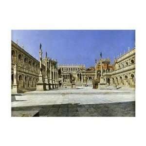  Joseph Theodore Hansen   The Roman Forum Giclee Canvas 