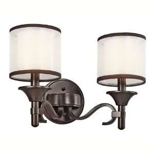  Lacey Collection 2 Light 12ö Mission Bronze Wall Sconce 