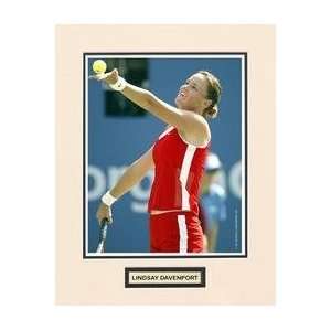  Lindsay Davenport Matted Photo Sports Collectibles