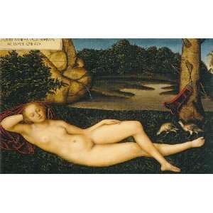 Hand Made Oil Reproduction   Lucas Cranach the Elder   32 x 20 inches 